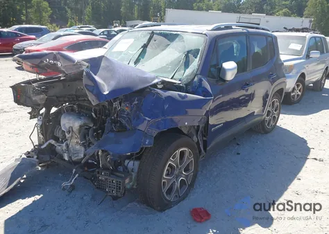 2018 Jeep Renegade Limited Fwd from USA, damaged, VIN ZACCJADB7JPH13615